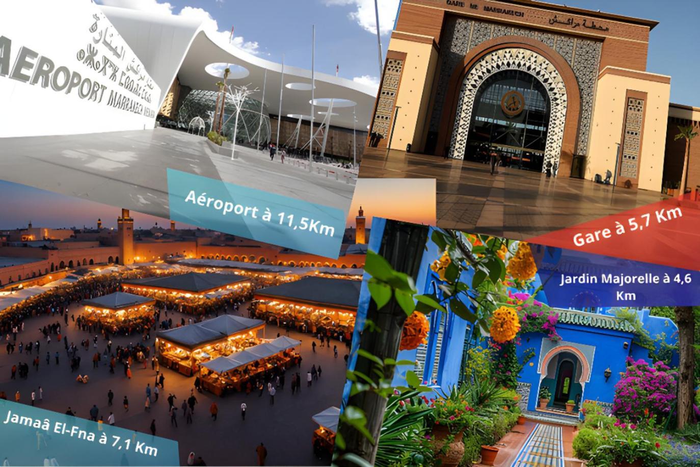 Appartement Renove Avec Style Et Parking Surveille Marrakesh Esterno foto